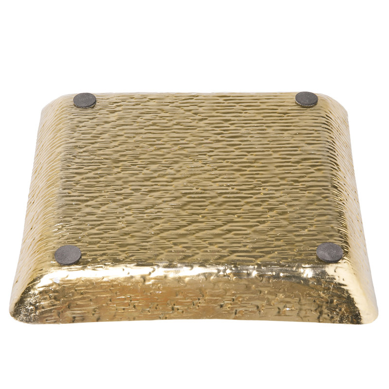 Mercer41 Jalein Handcrafted Metal Decorative Tray Wayfair